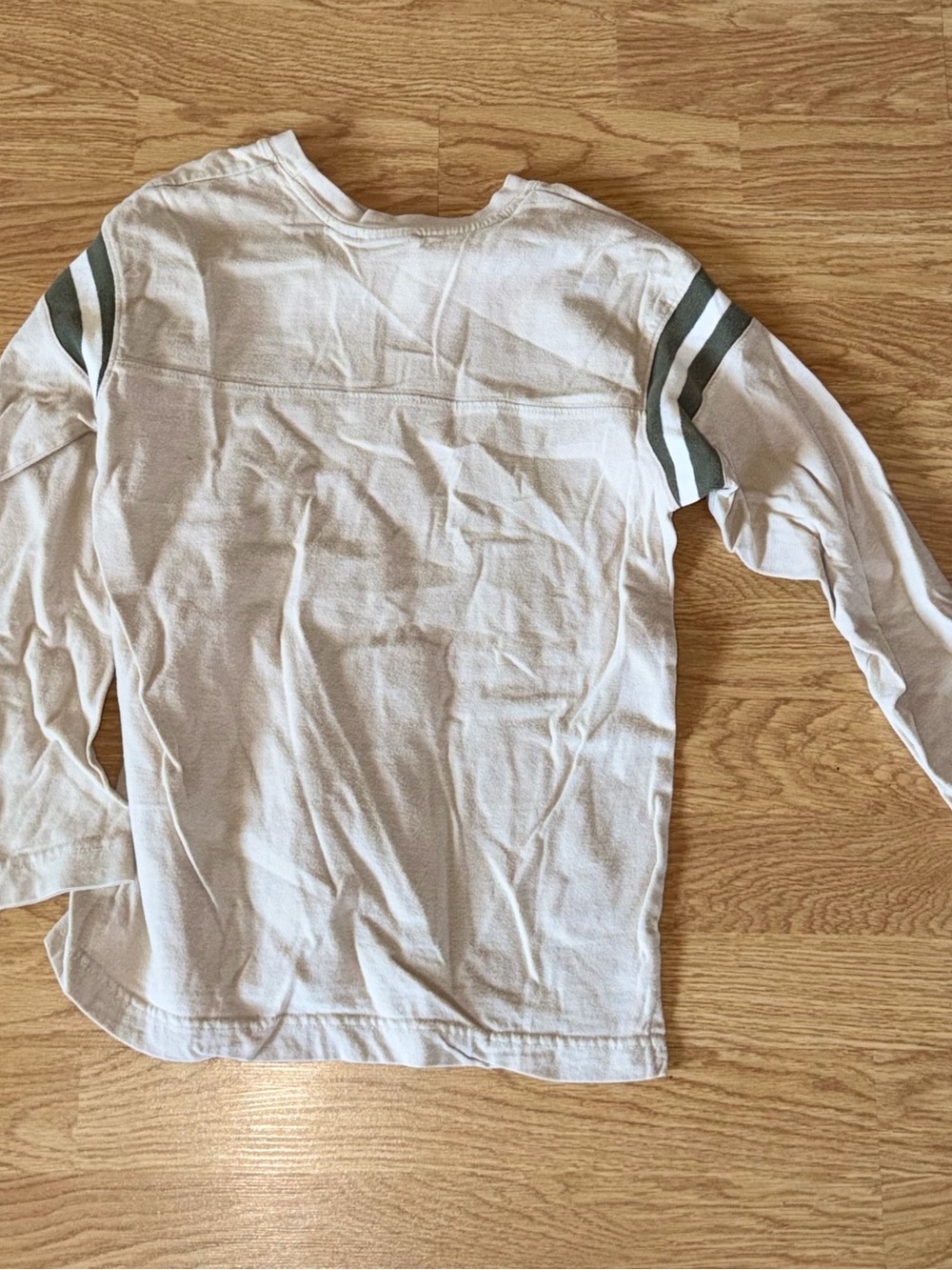 Cherokee Cream Long-Sleeve Graphic Tee with Green Accents - Picture 3 of 4